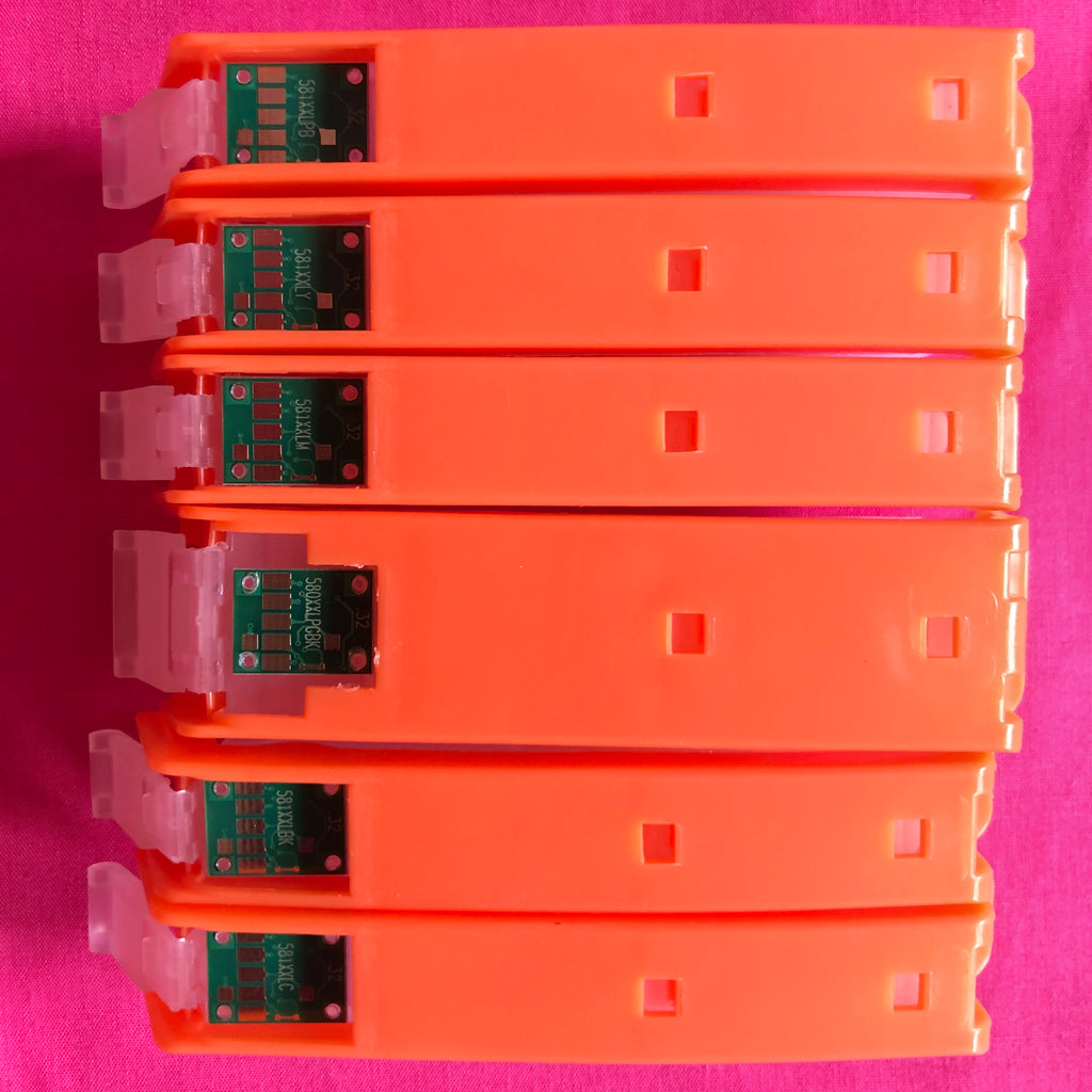 Just Landed! Refillable Ink Cartridges to Replace Canon PGI-580 CLI-581 BK/C/M/Y/PBL