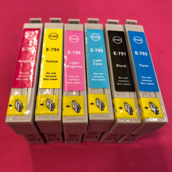 T0791-6 Epson Compatible Ink Cartridge Set