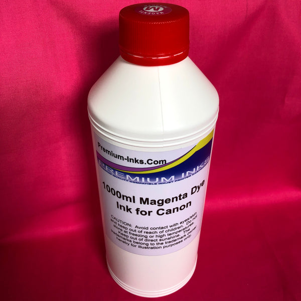 Litre Magenta Dye Refill Ink for Canon