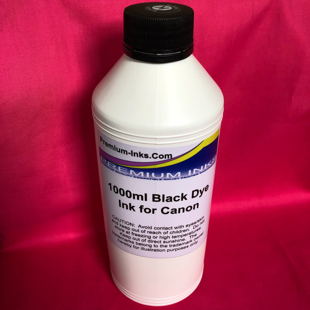 Litre Black Dye Ink for Canon