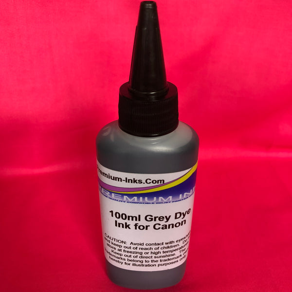 100ml Grey Dye Ink for Canon
