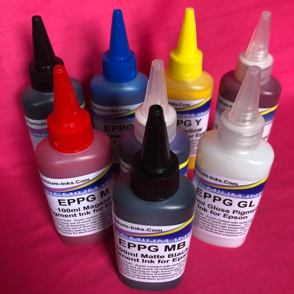 Epson R800 R1800 Pigment Refill Ink
