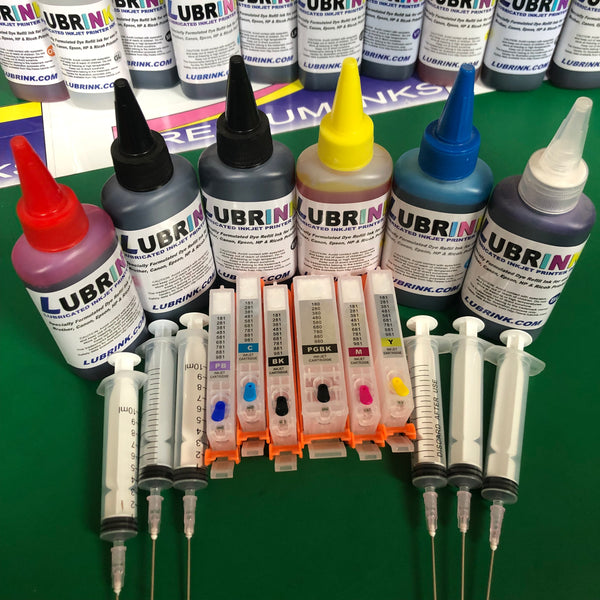 Lubrink and Refillable Cartridges Canon 580 581