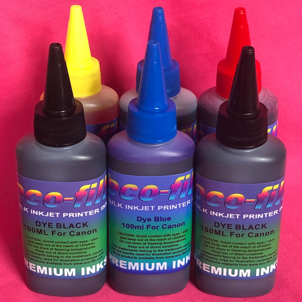 ECO-FILL DYE REFILL INK FOR REFILLING CANON PGI-580 CLI-581