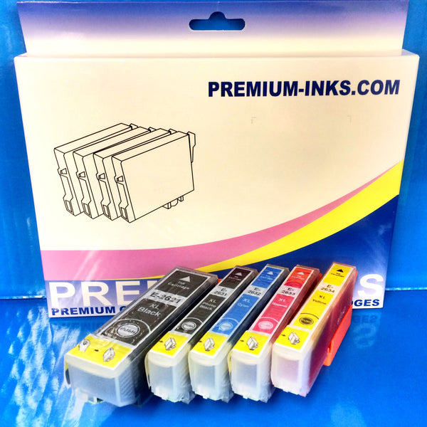 Compatible 26xl Ink Cartridges Epson Expression Premium XP 510 625 615 610 605 600 700
