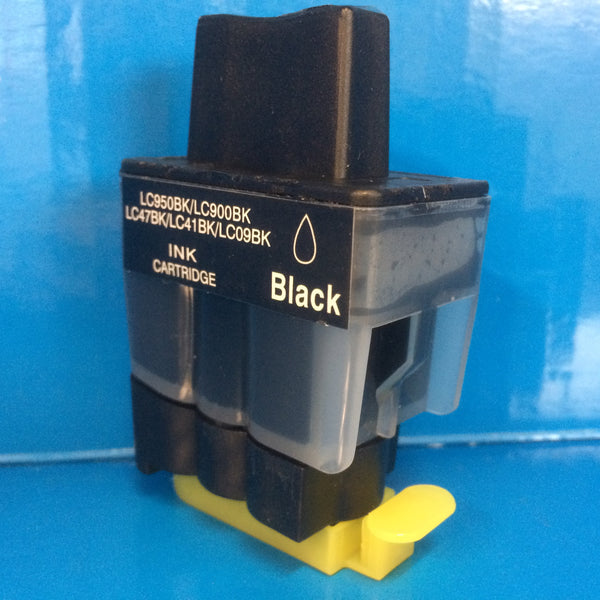 LC900 4 X BLACK BROTHER INK CARTRIDGES