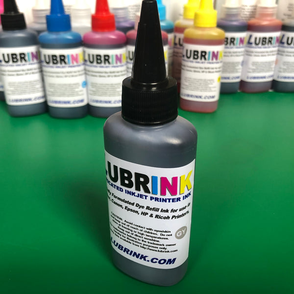 Grey Lubrink Ink Refill Bottle