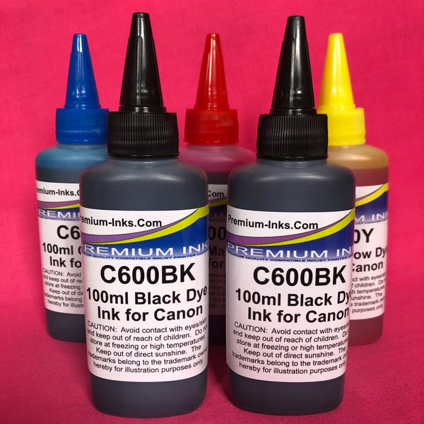 5x 100ml Dye Ink Canon Pixma TS705 a