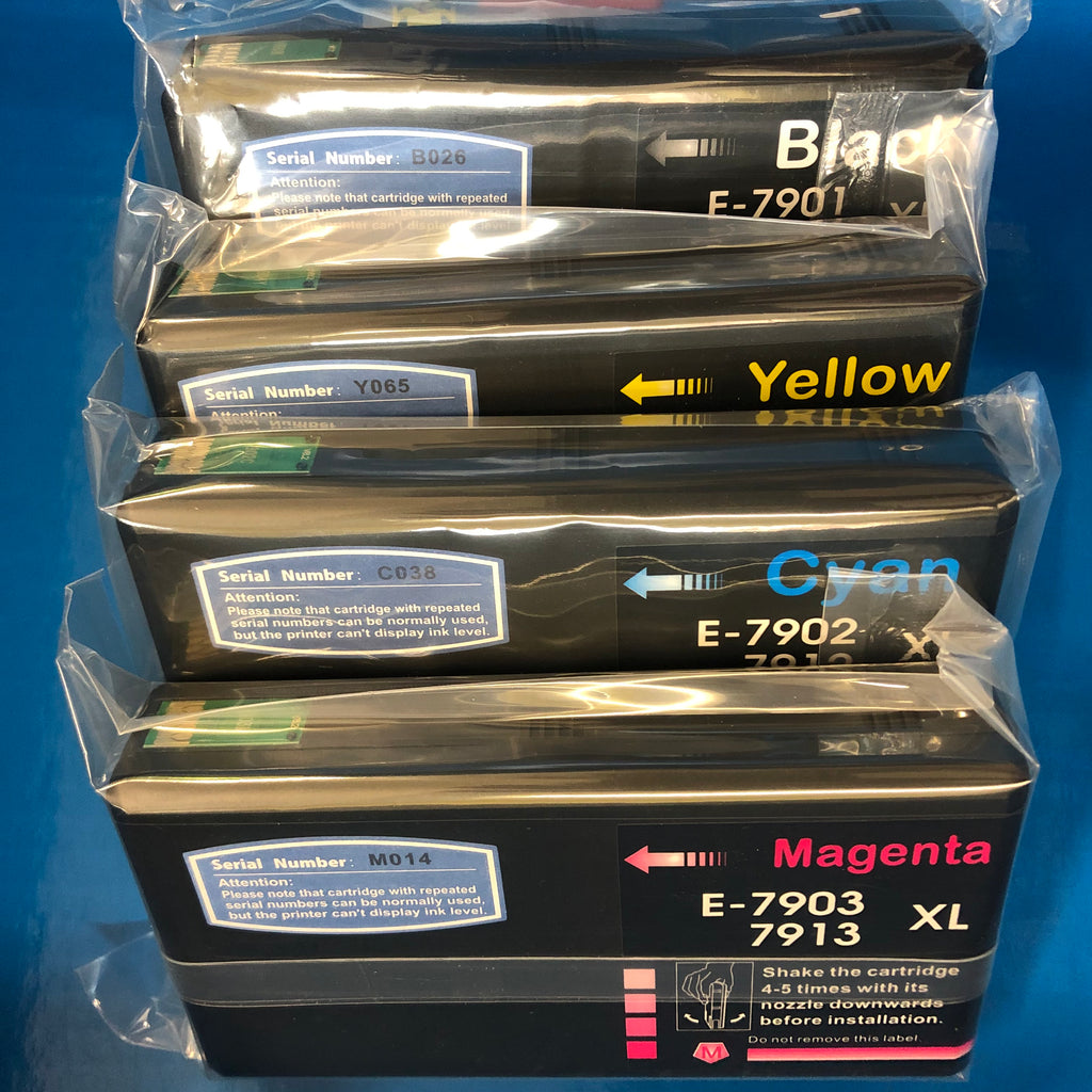 Compatible Ink Cartridges Replace T7901 T7911 T7902 T7912 T7903 T7913 T7904 T7904