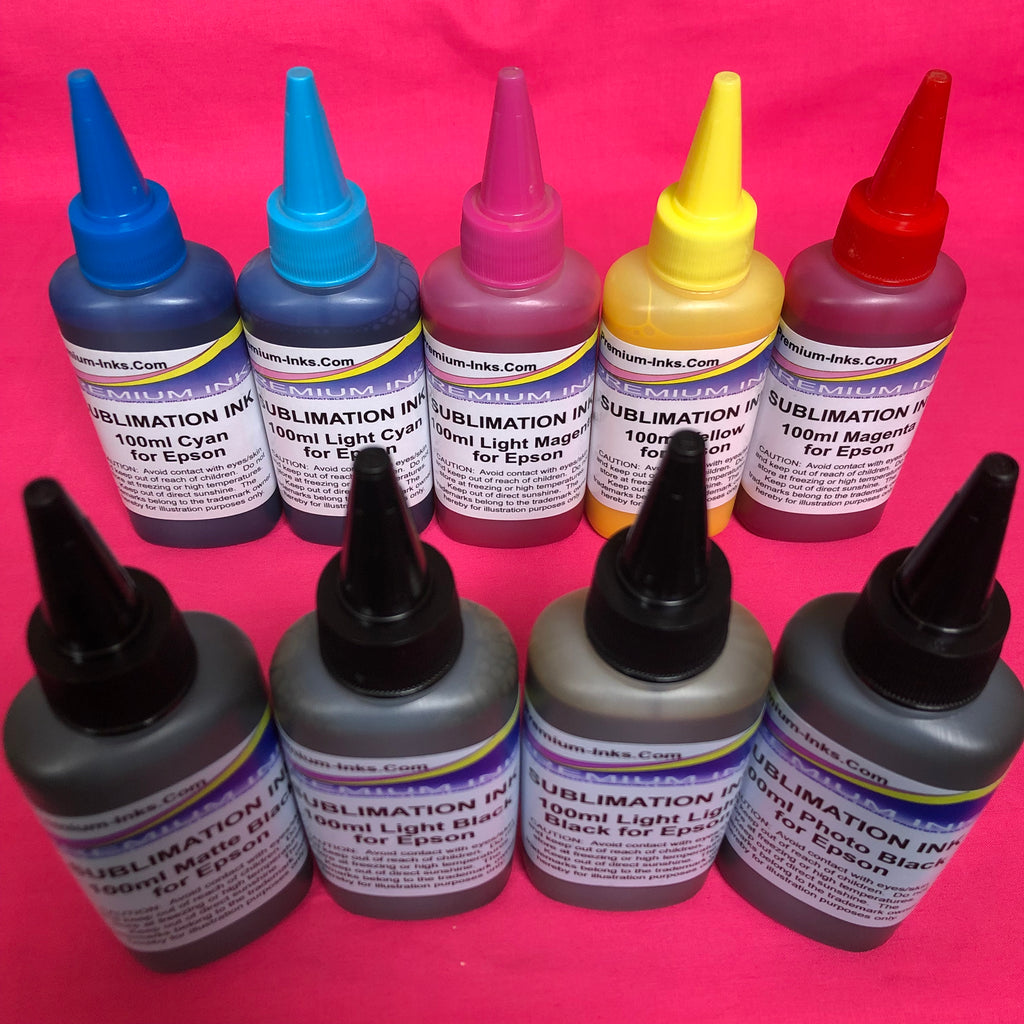 New Sublimation Ink Colours... Photo and Matte Black, Light and Light Light Black!