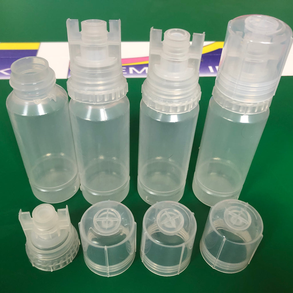 Empty Reusable Refillable 70mm Bottles with Nozzle for Epson EcoTank Printers