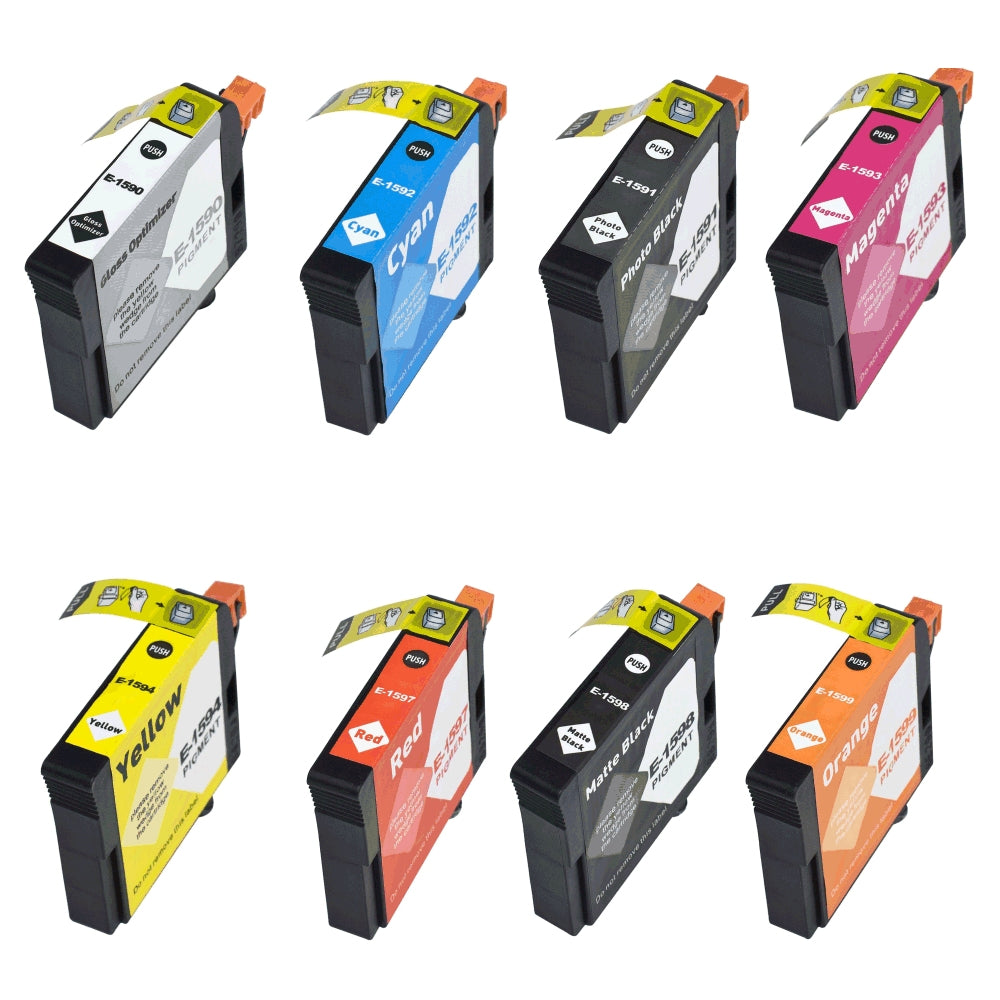 Epson Stylus Photo R2000 Pigment Ink Cartridge Replacements for T1590-T1599