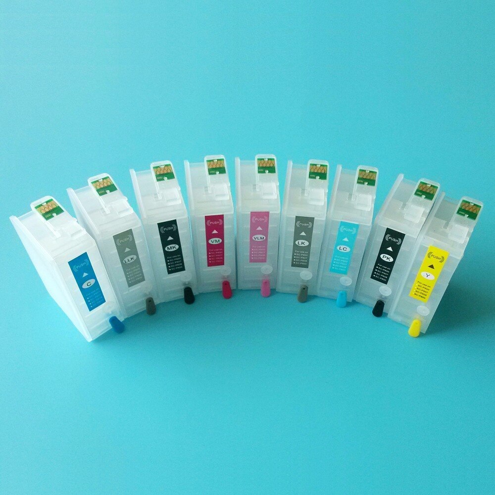 New Refillable Cartridges for Epson SureColor SC-P600 7601-7609