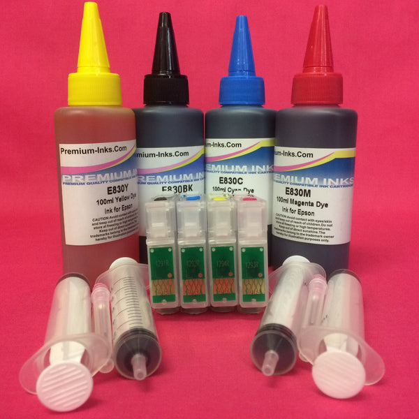 T1291-4 Refillable Cartridges Ink Syringes