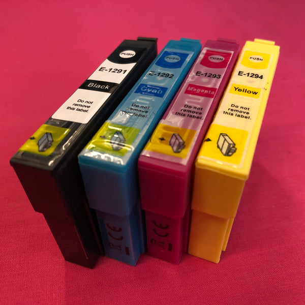 Generic Apple T1291-4 Ink Cartridges for Epson