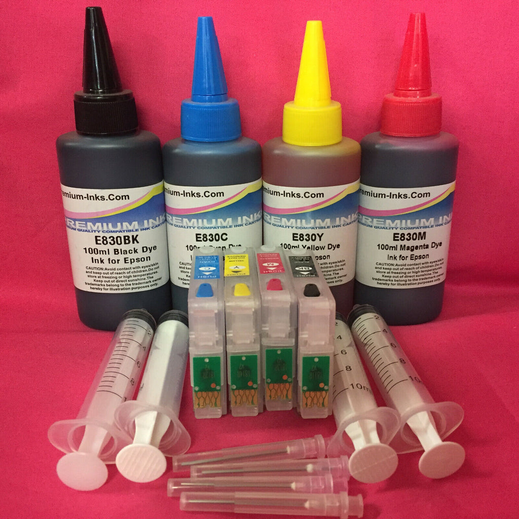 Epson 18 xl Refillable Cartridges and Ink