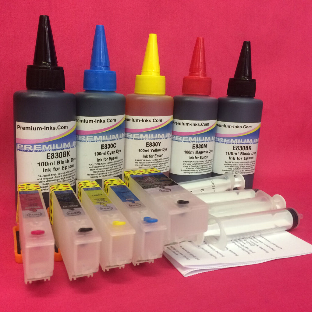 XP510 XP520 XP600 Refillable Cartridges and Ink 