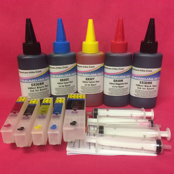 Epson 26xl 2621 2631 2632 Refillable Cartridges and Ink