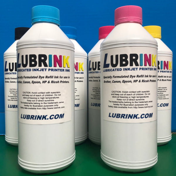 6 Litres Lubrink Printer Refill Ink for Epson HP
