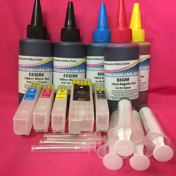 Epson 33 xl Refillable Cartridges and Ink