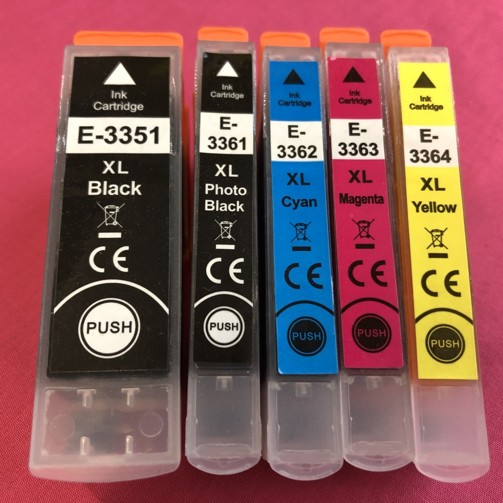 Compatible 33 XL Ink Cartridges for Epson XP7100 XP630 XP635 XP830 Rep –  Premium Inks