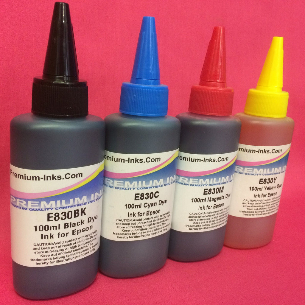 4x100ml Dye Ink for Epson