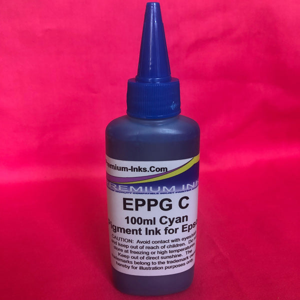 100ml Cyan Pigment Ink Bottle Epson