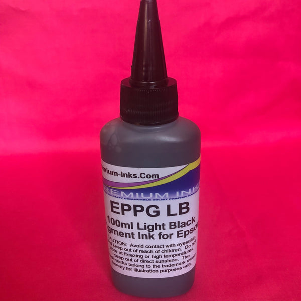 100ml Light Black Pigment Bottle Epson