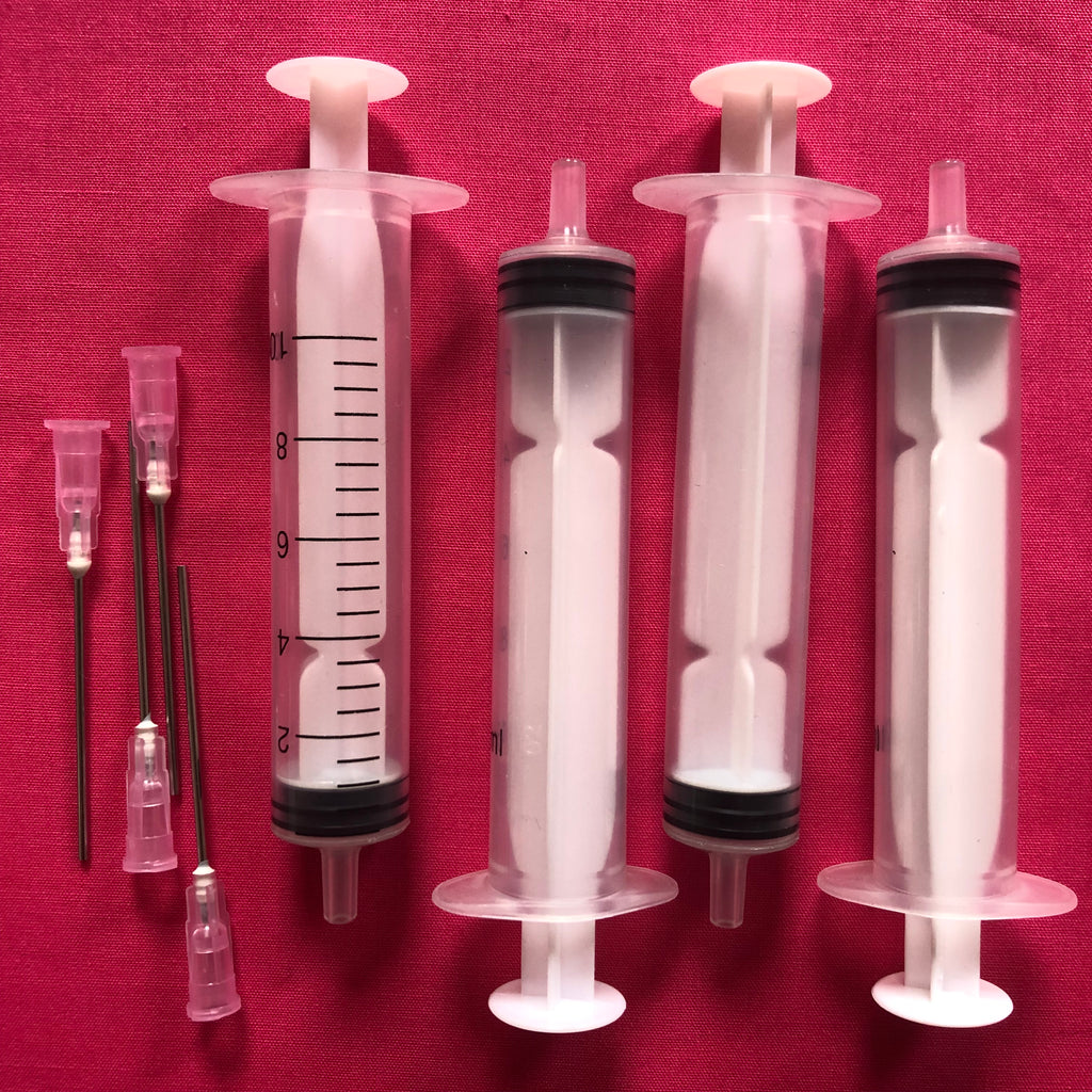 4 Syringes with Blunt Needles Printer Refill