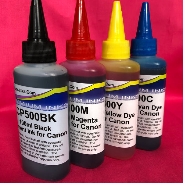 Pigment Dye Ink Set for Canon Printer