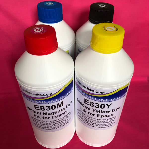 4 Litres of Dye Ink for Epson Printer