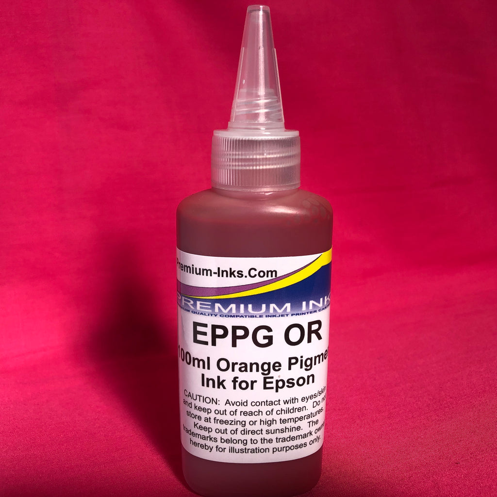 Orange Pigment 100ml Ink for Epson