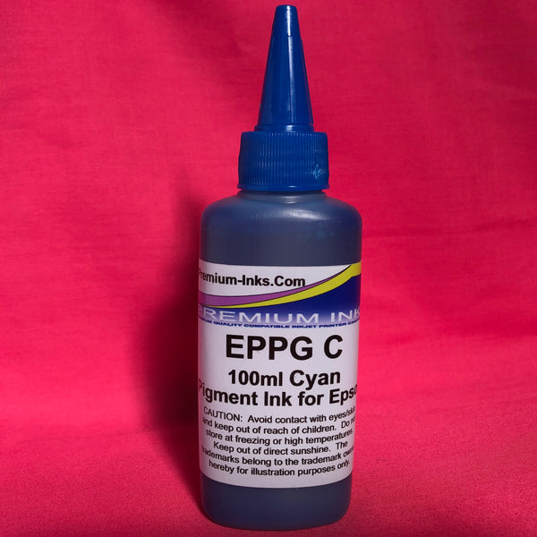 100ml Bottle Cyan Pigment Ink for Epson