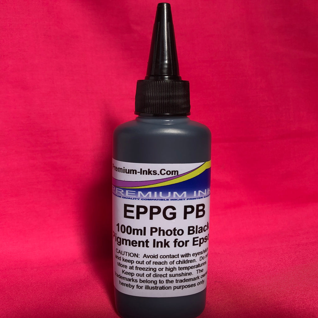 Black Pigment Refill Ink for Epson