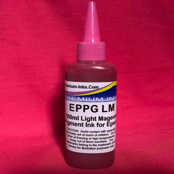 Light Magenta 100ml Pigment Ink Epson