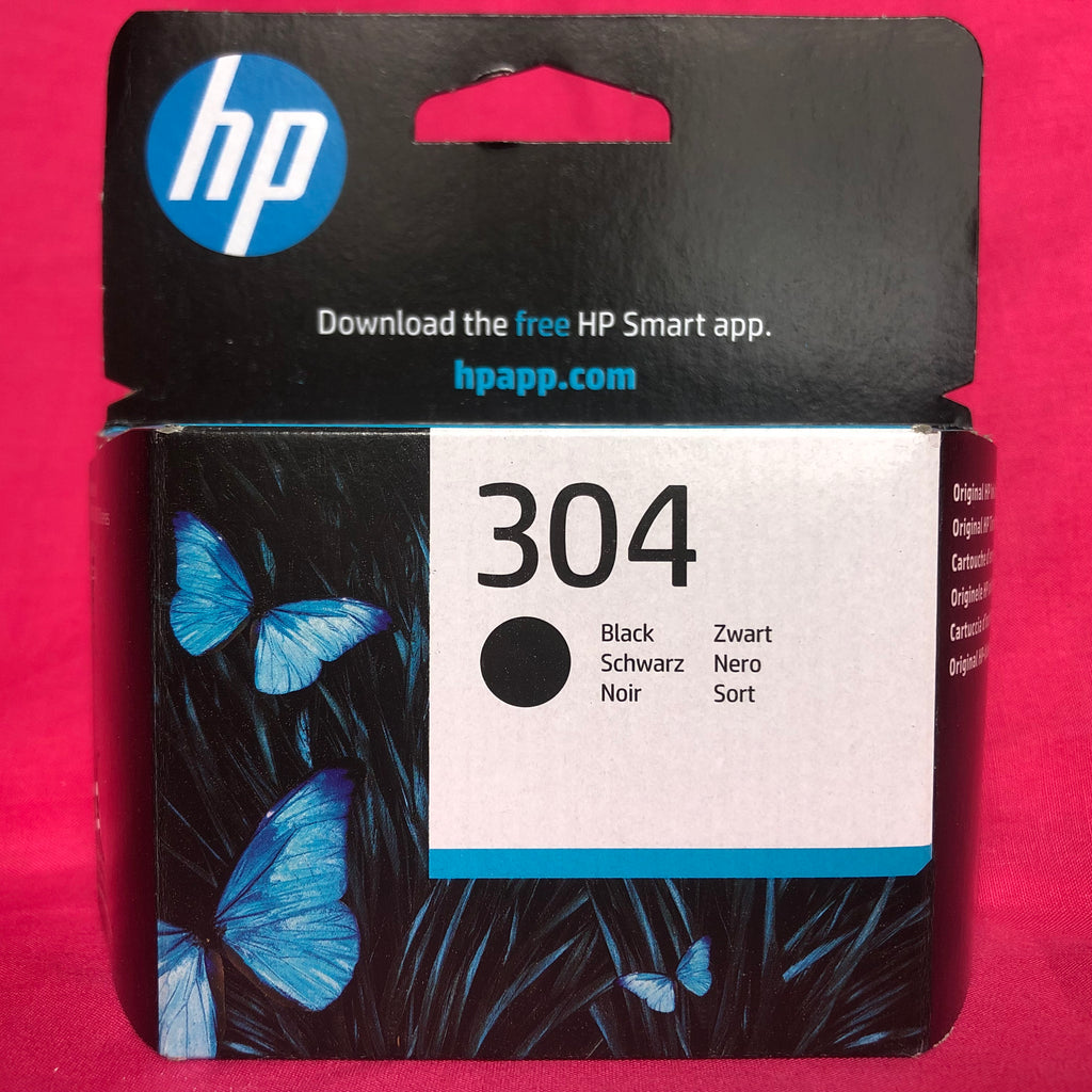 Genuine HP 304 BLACK Original Ink Cartridge N9K06AE Collect for