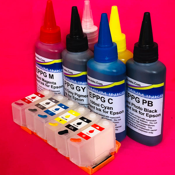 Epson XP15000 Refillable Ink Cartridges Pigment Ink 478 378 xl