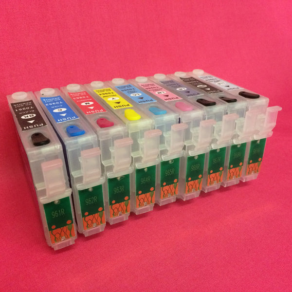Epson T0961-9 Refillable Cartridges