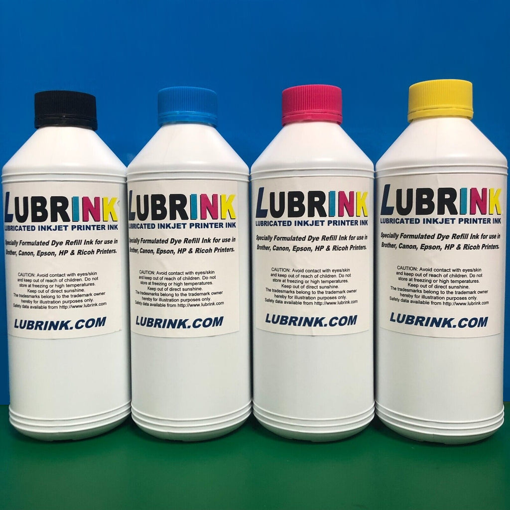 4 Litre Bottles Lubrink Printer Refill Ink