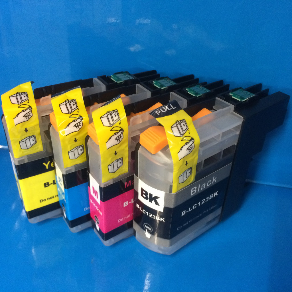 Set LC123 Brother Compatible Cartridges