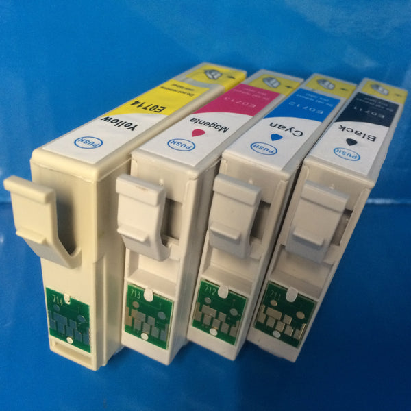 Set T0711-4 Ink Cartridges for Epson