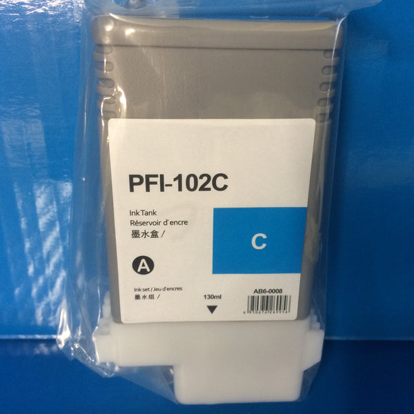 PFI-102C Cyan Cartridge