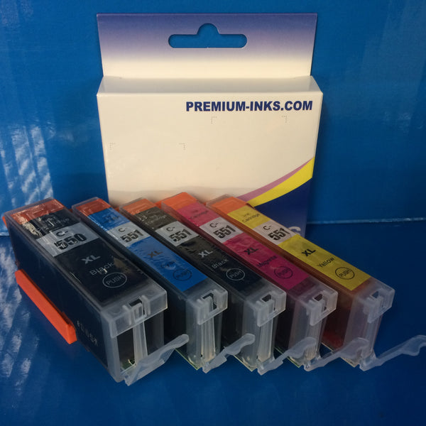 Set Canon PGI 550 CLI 551 Ink Cartridges