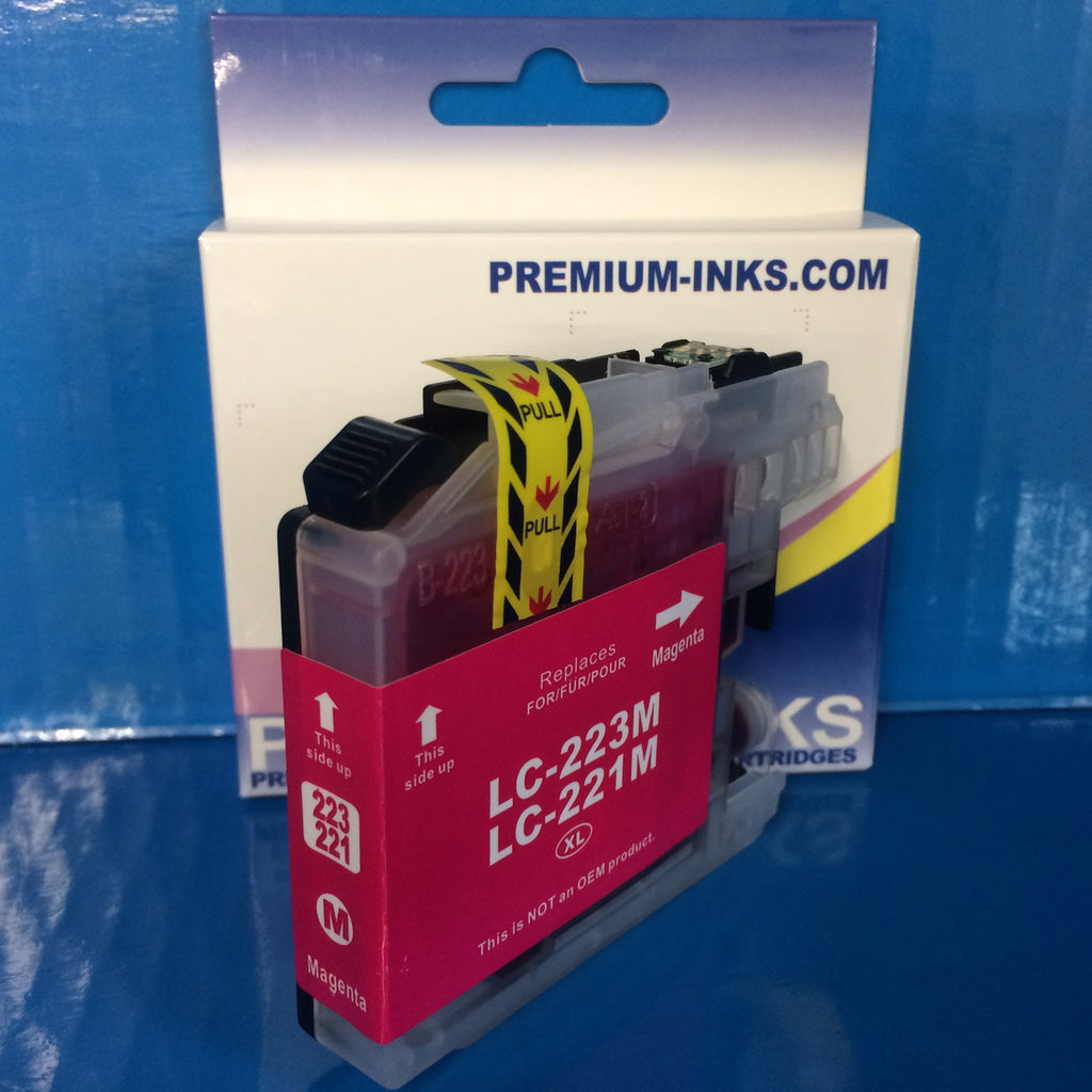 thumbnail image 2 of NonOEM LC223 Ink Cartridges 4-Pack (Black, Cyan, Magenta, Yellow) For Brother MFC-J5720DW, J5320DW, DCP-J4120DW Printers 2 of 6