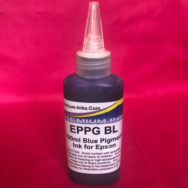 100ml Blue Pigment Ink Epson Bottle