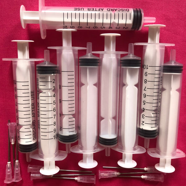 9 Syringes Blunt Needles