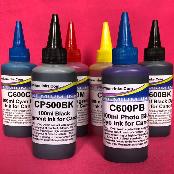 Pms 580 Ink PGI-580BK CLI-581 BK/C/M/Y/PBL REFILLABLE CARTRIDGES FOR CANON + INK N ...