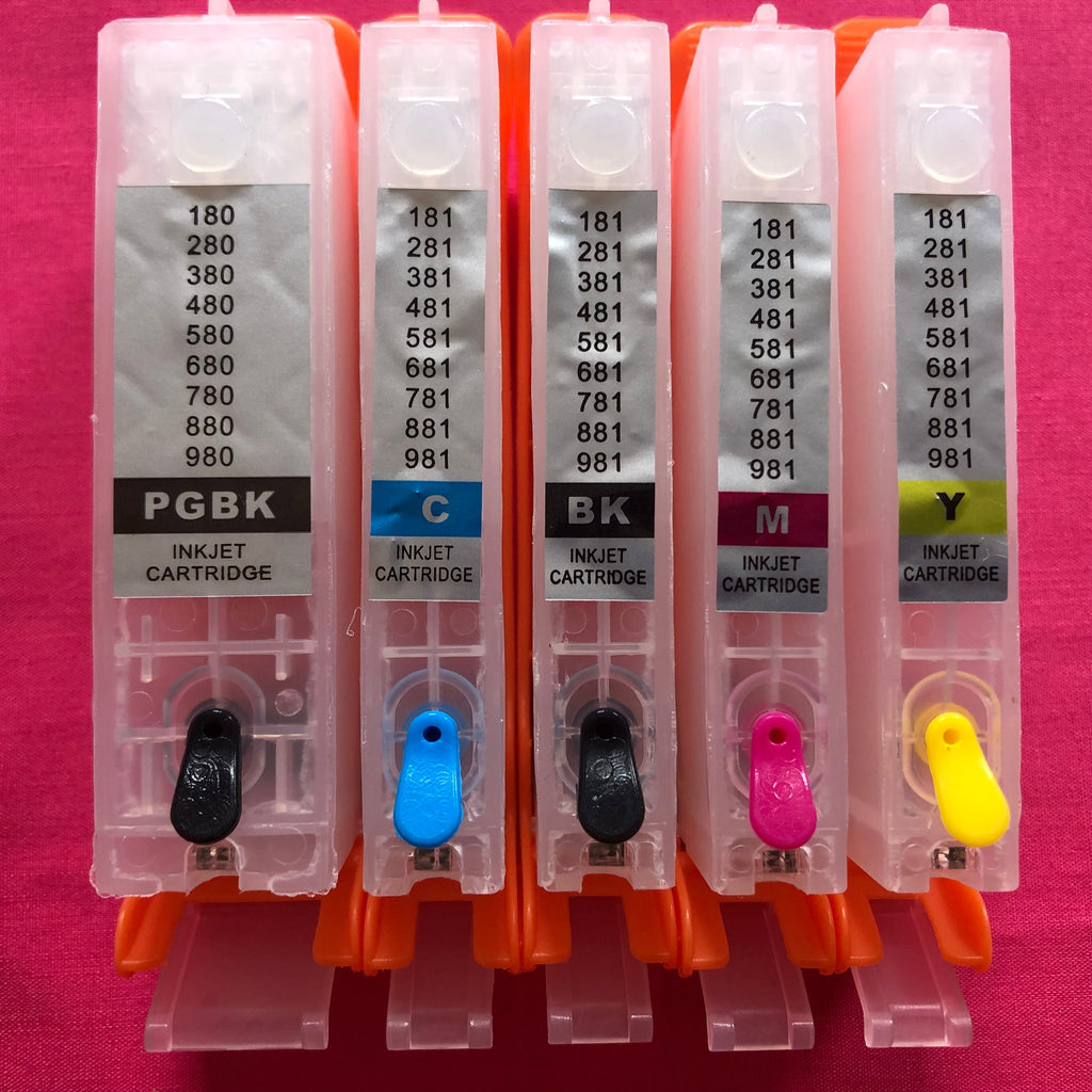 PGI-580 | CLI-581 | 5 Pack | Origineel | Cartridges voor Canon PGI-580 | CLI-581 | 5 Pack | Origineel | Cartridges voor Canon