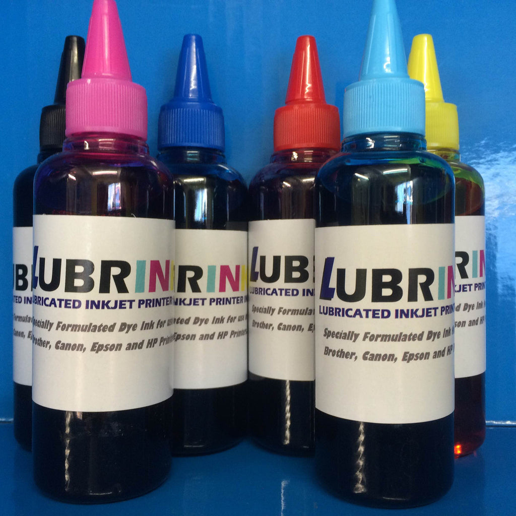 40 x 100ml LUBRINK LUBRICATED INKJET PRINTER INK FOR BROTHER, CANON, EPSON, HP, RICOH