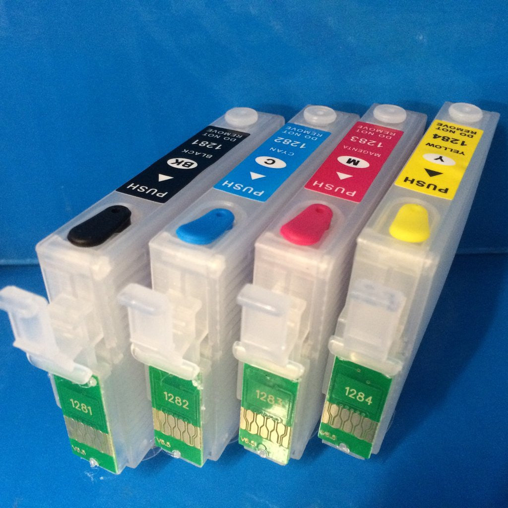 T1281-4 PRINT HEAD CLEANING CARTRIDGES FOR EPSON STYLUS S22 SX125 SX235W ETC. Non OEM